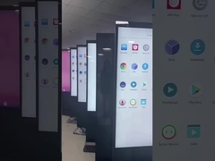 75 дюймовый свободный стоячий киоск инфракрасный сенсорный экран 256G Wifi Windows LCD дисплей